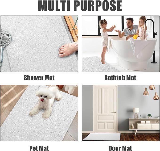 HOMBYS 58 x 32 Extra Large Shower Mat - Image 7