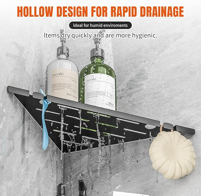 Shower Corner Shelf Organizer Rack - Image 5