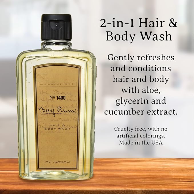 C.O. Bigelow Bay Rum Hair & Body Wash - Image 3