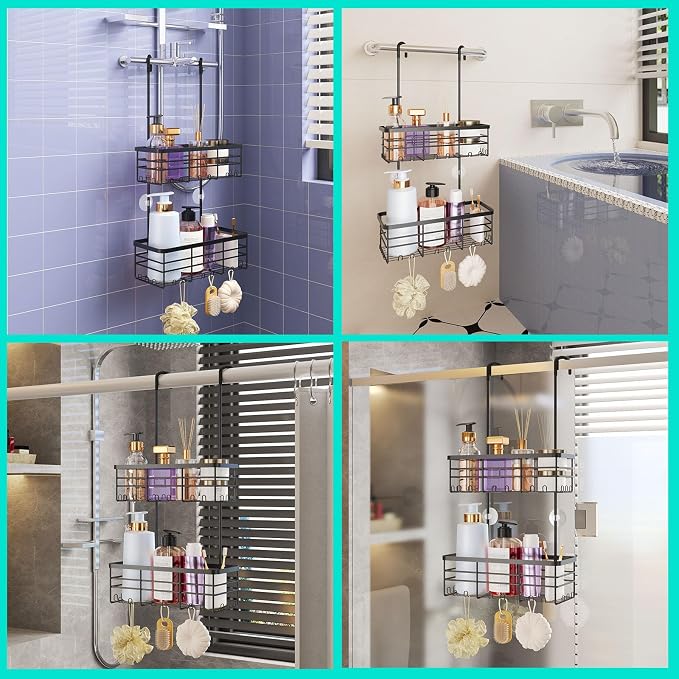 HapiRm Hanging Shower Caddy Organizer - Image 3