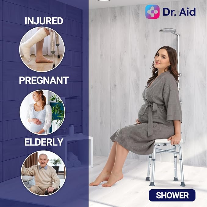 Dr. Aid Shower Chair for Inside Shower - Image 8
