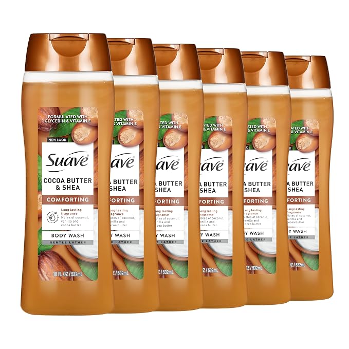 Suave Moisturizing Body Wash, Cocoa Butter and Shea by Suave