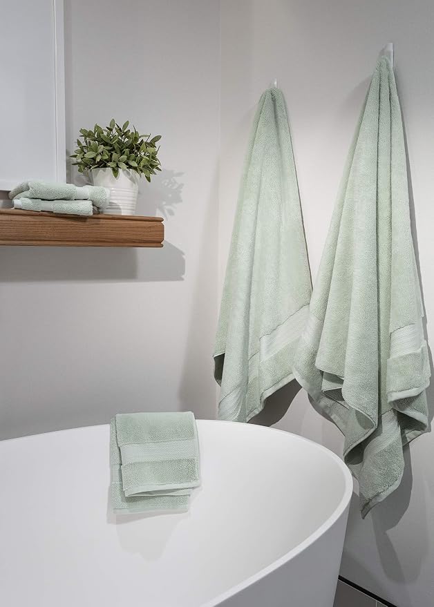 Fabdreams 100% Organic Cotton Bath Towel Set of 6 700 GSM Hotel Premium Plush - Image 3