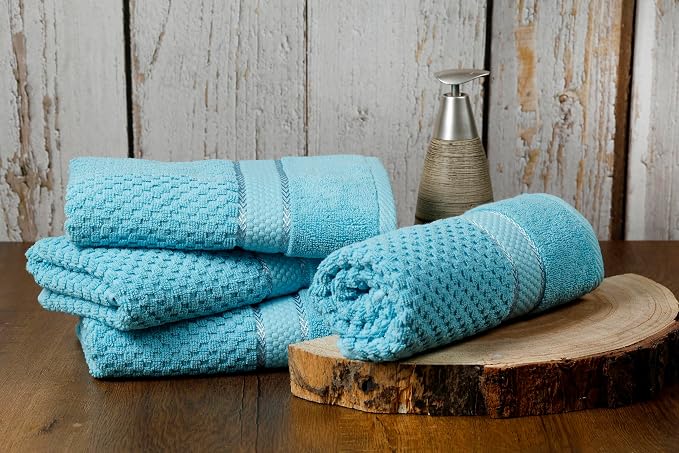 Ample Decor 100% Cotton Hand Towel - Image 2