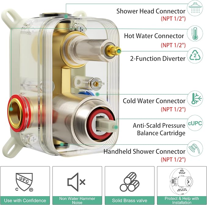 SR SUN RISE Shower Faucet - Image 6
