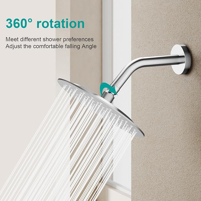 All Metal Rain Shower Head - Image 7