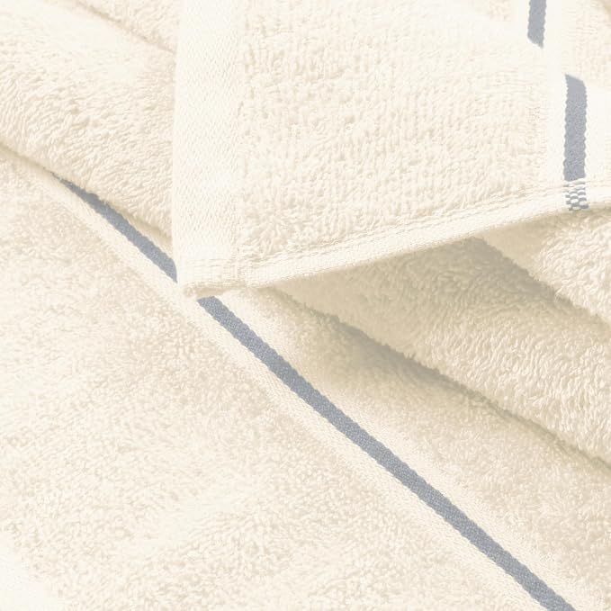 MyOwn Ultra Soft 6 Pack Cotton Towel Set, Contains 2 Bath Towels 28x55 inch - Image 2