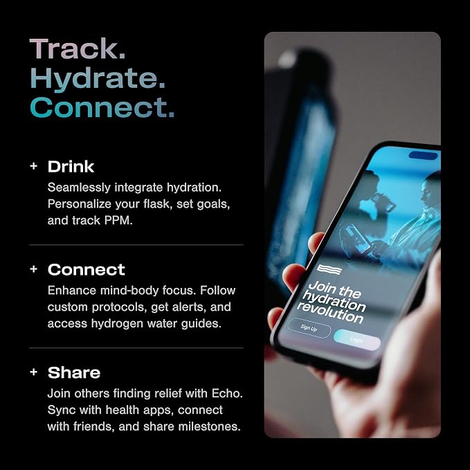 Echo Flask Hydrogen Water Bottle - Image 6