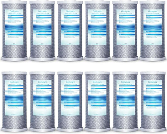 Geekpure 10-Inch Carbon Block Replacement Water Filter Cartridge by Geekpure