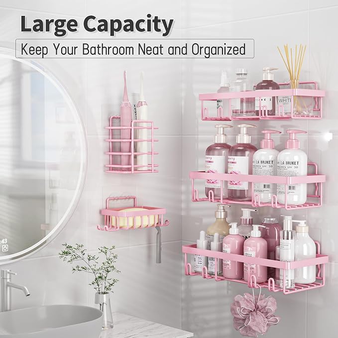 10 Pack Shower Caddy Organizer Rack Shelf - Image 4