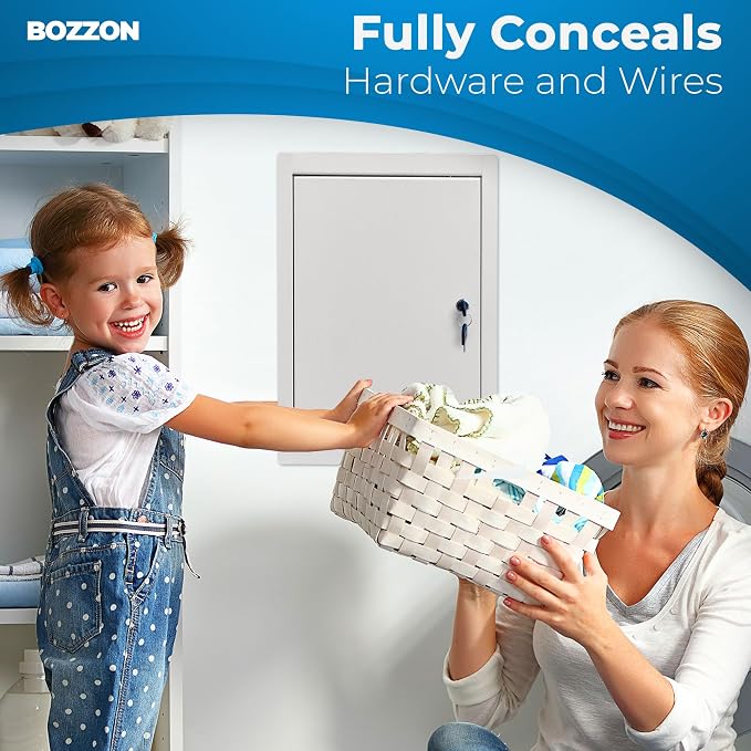 BOZZON Access Panel for Drywall 14 x 29 inch – Metal Door - Image 7