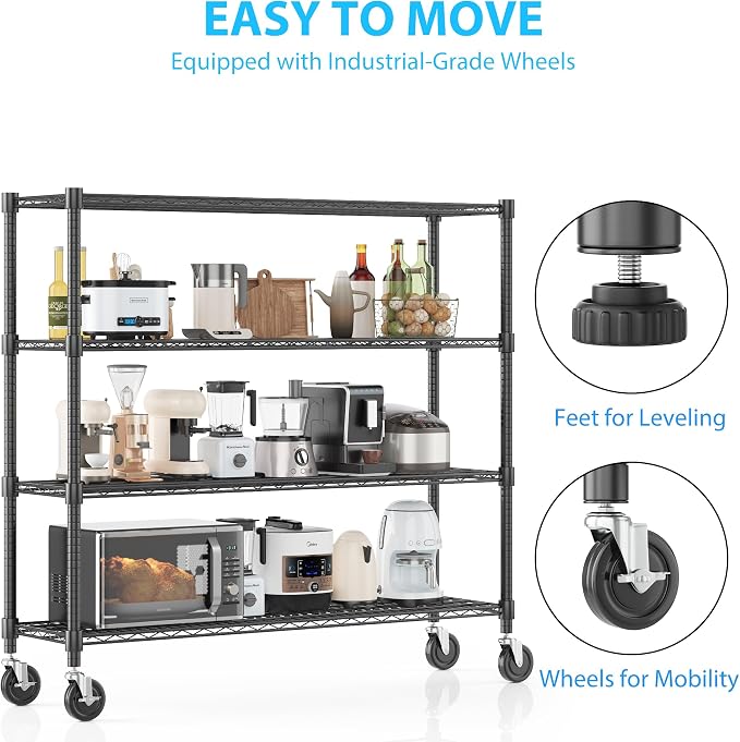 Homdox Heavy Duty Metal Shelves - Image 5