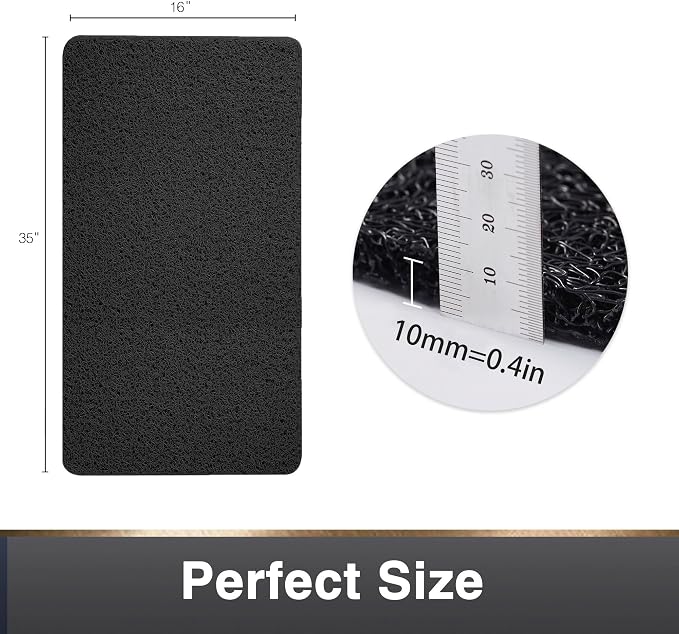 Asvin Soft Textured Bath, Tub Mat, 35x16 Inch, Phthalate Free, Non Slip Comfort - Image 5