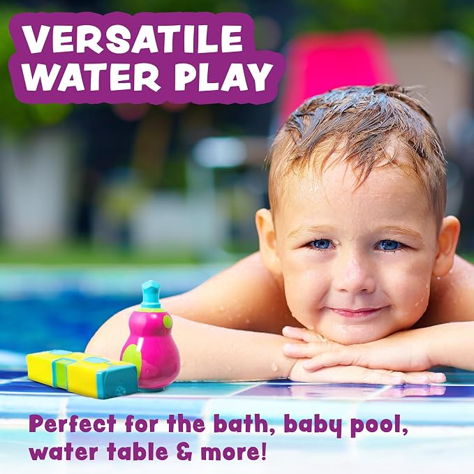 Tub Works® Tools™ Mold Free Bath Toys, 6 Pack | Sealed, No Hole Bath Toys - Image 9