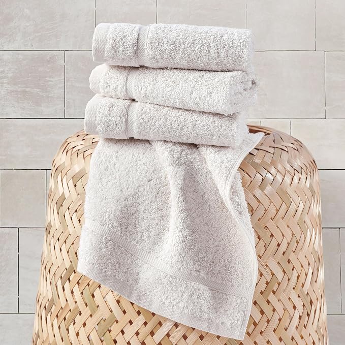 Hawmam Linen Luxury Cotton Washcloths 13x13 Inch - Image 5