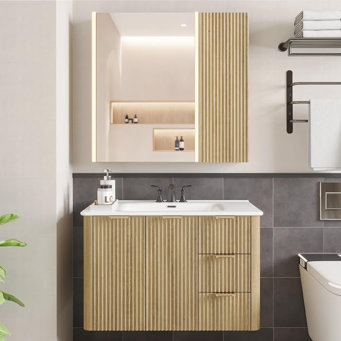 Lighted Bathroom Medicine Cabinet - Image 3