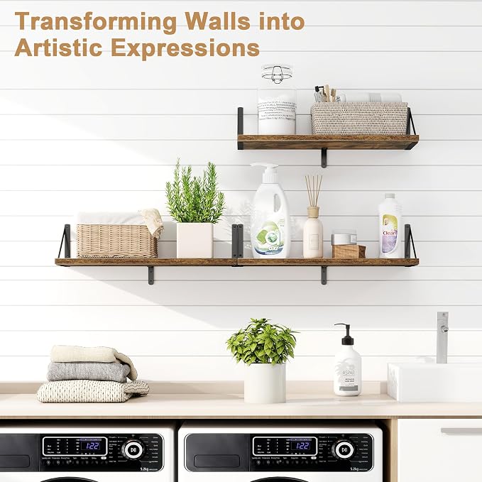 Fun Memories Floating Bookshelves, Decorative Wall Shelf - Image 2