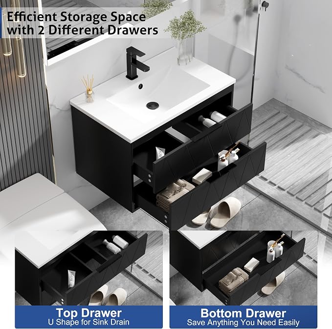 eclife 30" Bathroom Vanities Cabinet - Image 5
