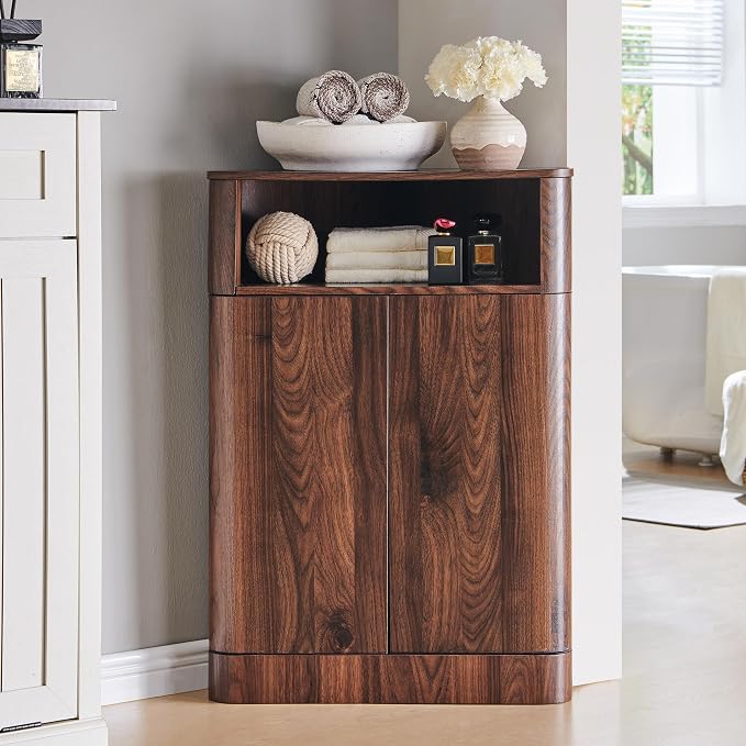 ACCOHOHO Modern Small Corner Cabinet by ACCOHOHO