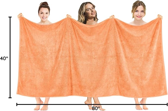 American Soft Linen Oversized Bath Sheet 40x80 Extra Large - Image 9