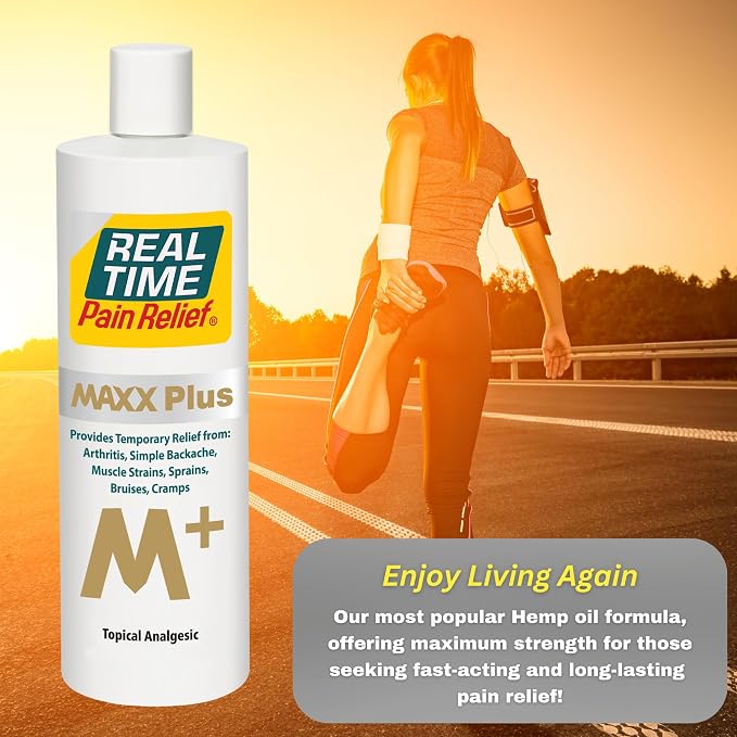 Real Time Pain Relief MAXX Plus - 12oz Bottle | Intensive Formula - Image 4