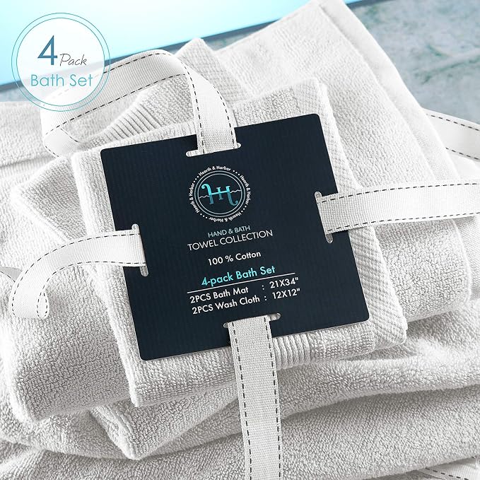 Hearth & Harbor Bath Mat Towels - Image 4