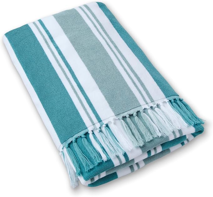 Laguna Beach Textile Co. Striped Cabana Beach Towel - Image 5