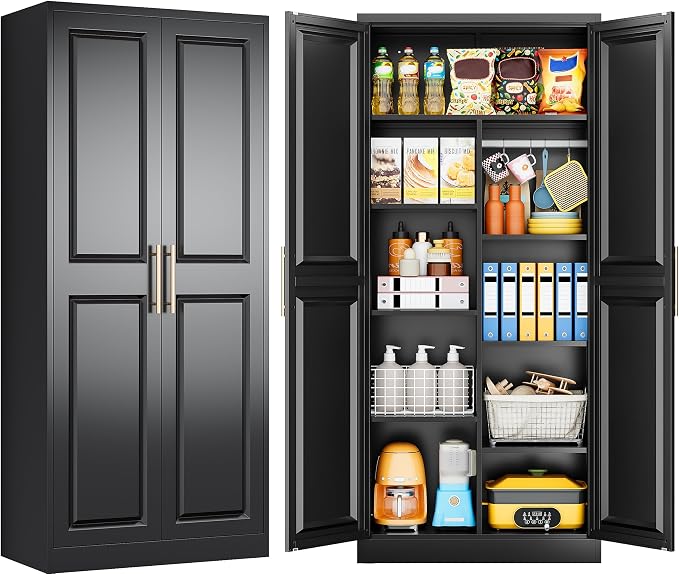 SISESOL 71" Tall Storage Cabinet by SISESOL
