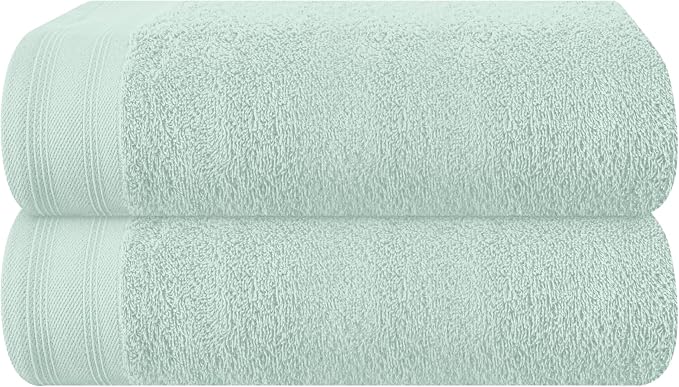 Cotton 2 Pack Oversized Bath Towel Set 28x55 inches, Large Bath Towels by Unknown