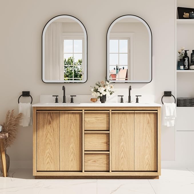 WELLFOR 60" Bathroom Vanity - Image 11