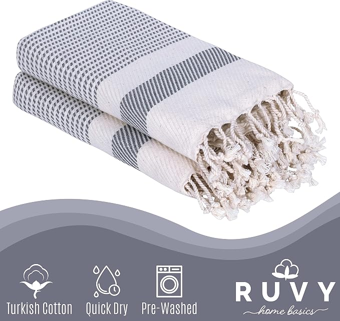 Ruvy Home Basics Turkish Hand Towels - Image 2
