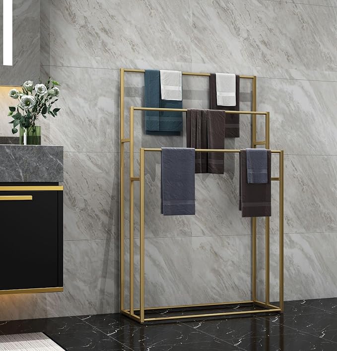 3 Tier Standing Towel Rack - Image 3