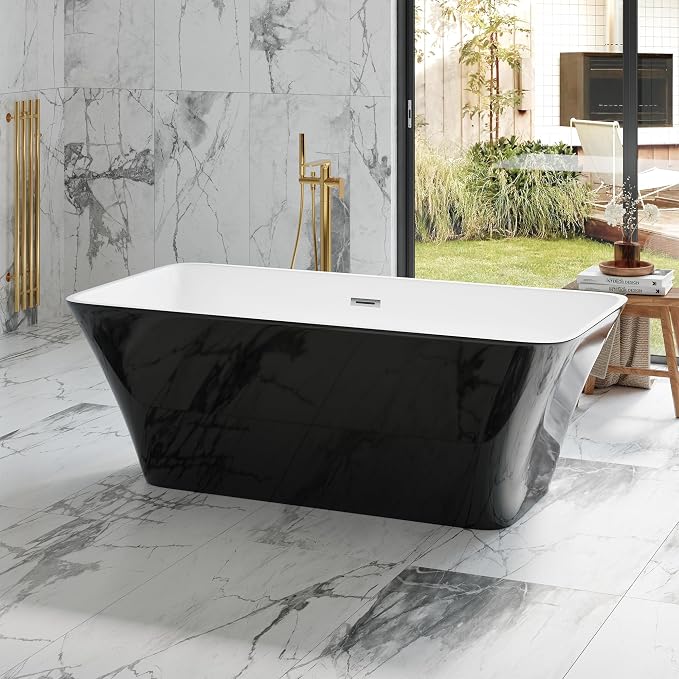 67" Acrylic Freestanding Bathtub - Image 3