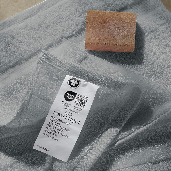TOWELTIQUE- Organic Cotton Luxury Bath Towels Pack of 4 GOTS & Oeko- TEX - Image 6