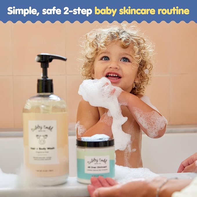 TUBBY TODD's Baby Body Wash & All Over Ointment Eczema Set - Image 2