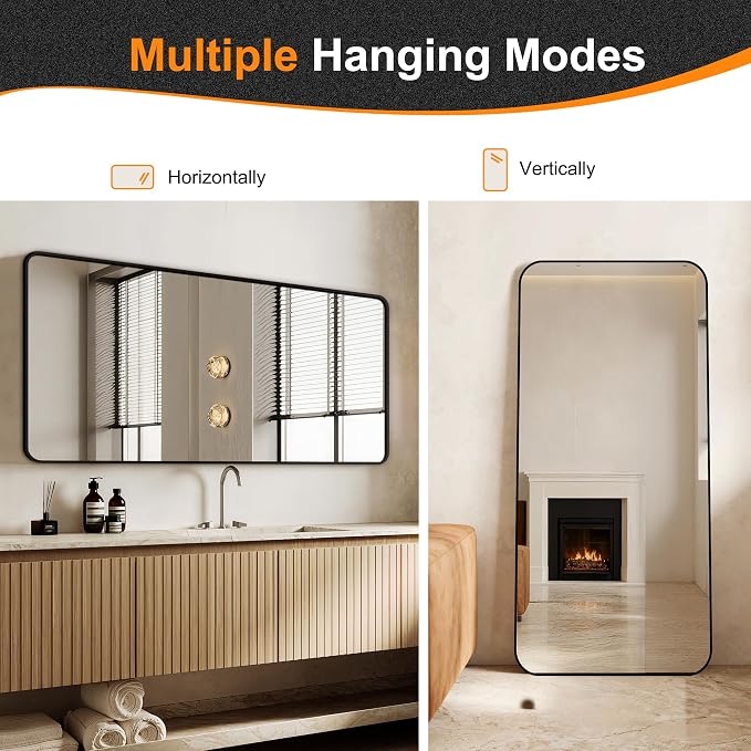 Delma Bathroom Vanity Mirror, High-Definition Bathroom Mirror, Versatile - Image 7