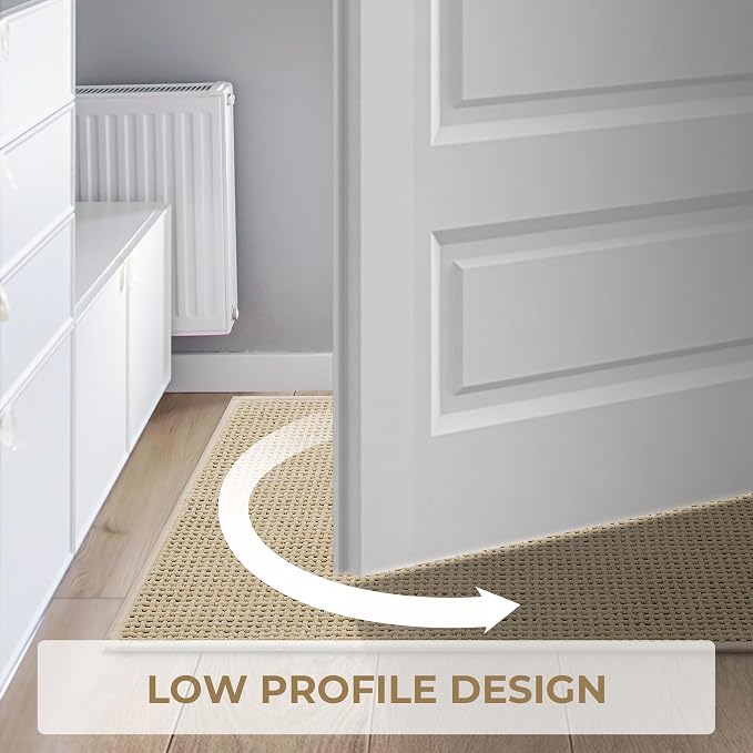 GRANNY SAYS Beige Bathroom Rugs Non Slip Washable, Absorbent Bath Mats - Image 8