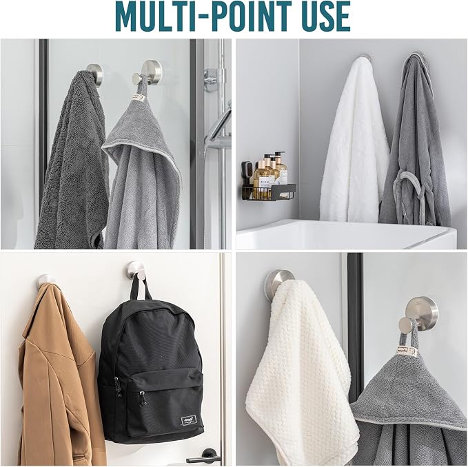 TAILI Stylish 304 Stainless Steel Bathroom Suction Hooks - Image 3