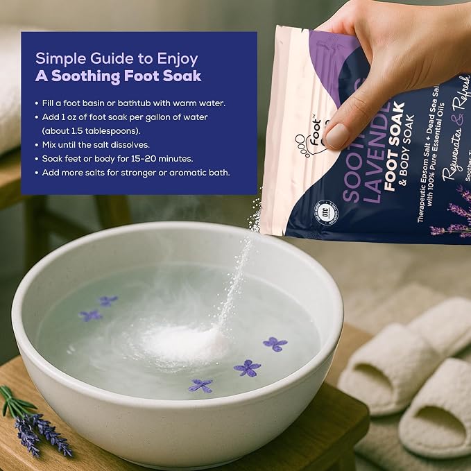 FOOT CURE Soothing Lavender Foot Spa - Image 7