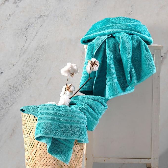 Hawmam Linen Jumbo Large Bath Sheets Towels 2 Pack Soft and Absorbent - Image 4