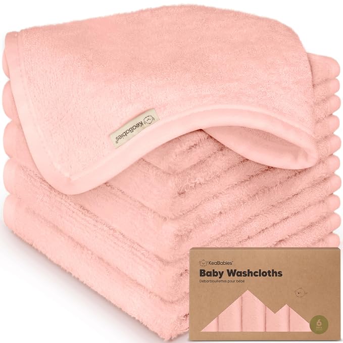 6-Pack Baby Washcloths by KeaBabies