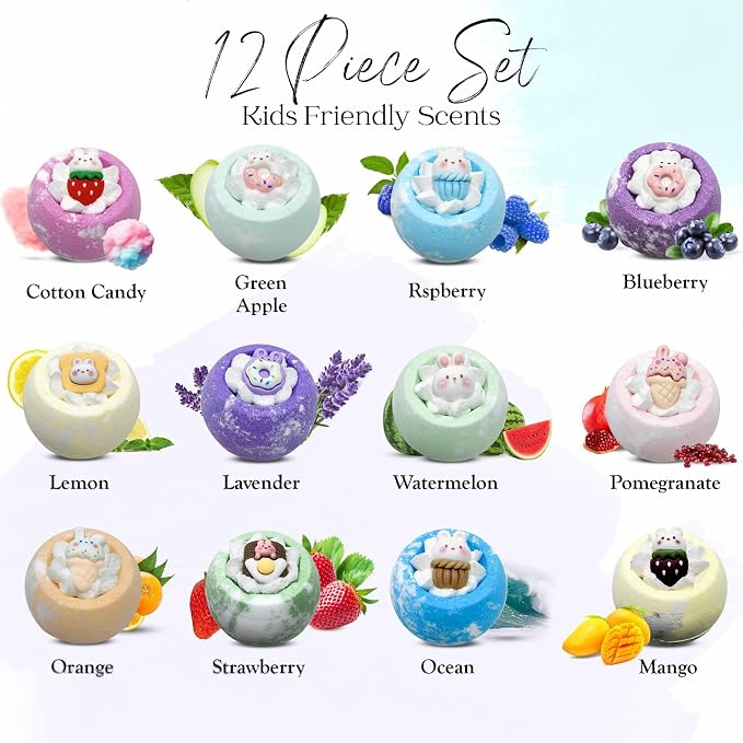 EvolutionUSA 12pc Bloom Bath Bombs - Image 8