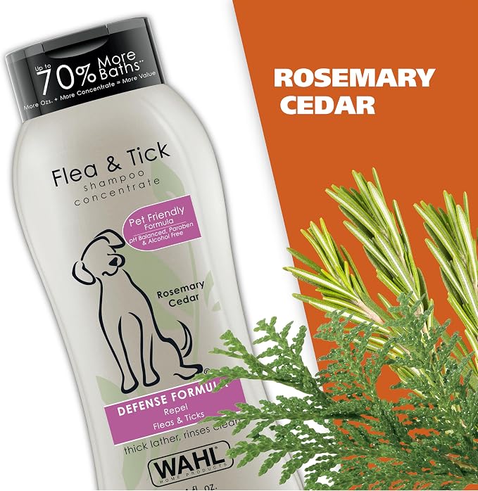 Wahl USA Flea & Tick Repelling Dog Shampoo – Defense Formula - Image 7