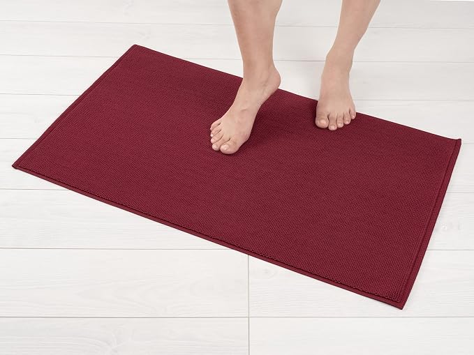American Soft Linen Bath Rug, 20 in 34 in 100% Cotton Bath Mats Rugs by AmericanSoftLinen