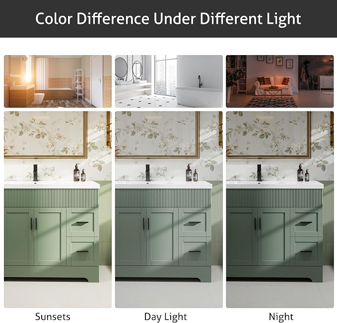 eclife 48" Bathroom Vanities Sink Combo - Image 7