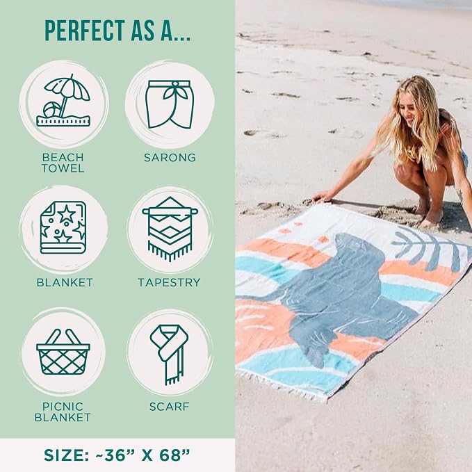 Sand Cloud Turkish Beach Towel - Image 3