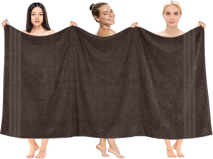 DAN RIVER 2 Pack Luxury Bath Sheets 35x70, 600 GSM, Soft & Quick Dry 100% Ring - Image 5
