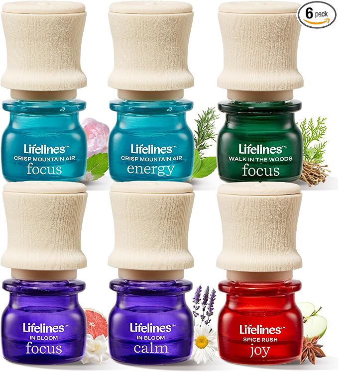 Lifelines Essential Oil Blends, Calm & Energy Blends by LifeLines