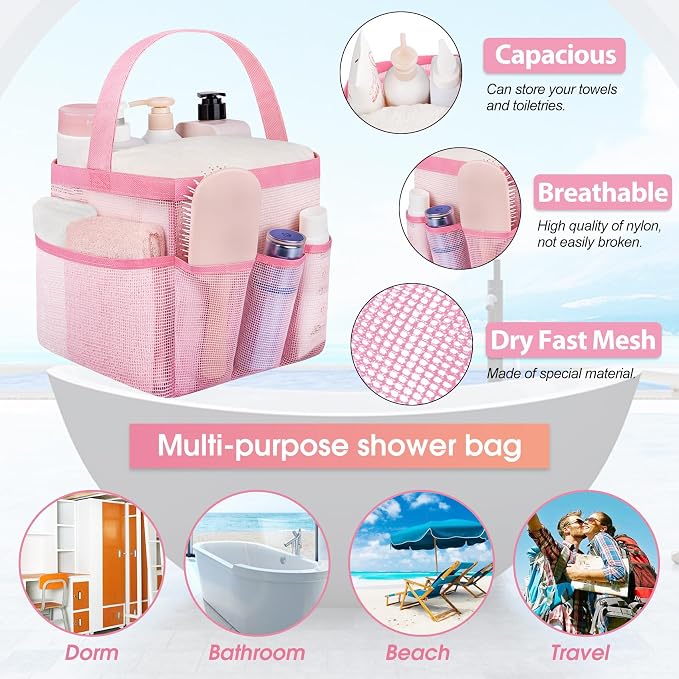 Attmu Mesh Shower Caddy Portable - Image 2