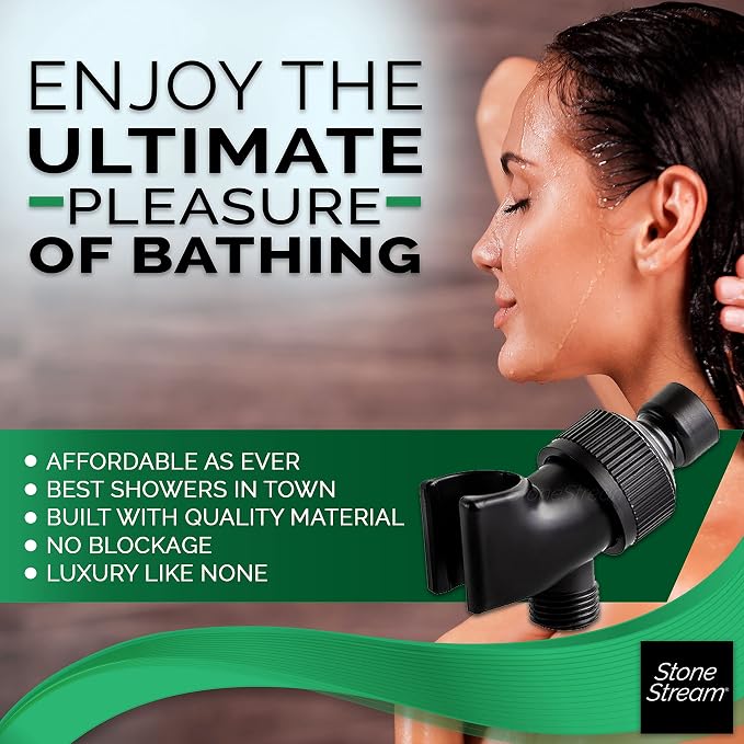 Original StoneStream Adjustable Wall Shower Adapter and Holder - Image 6